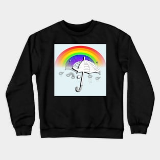 Rainbow & Hope, Cute Happy Inspirational Design Mother's Day Gifts Crewneck Sweatshirt